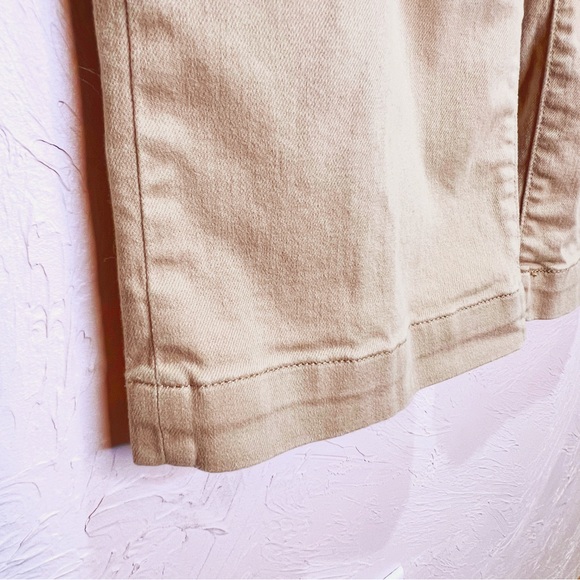 Levi's Ribcage Wide Leg Jeans Khaki Tan Women's 30 Cropped Ankle - Picture 3 of 10